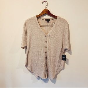 Eddie Bauer - Waffle Knit Tee - Size S